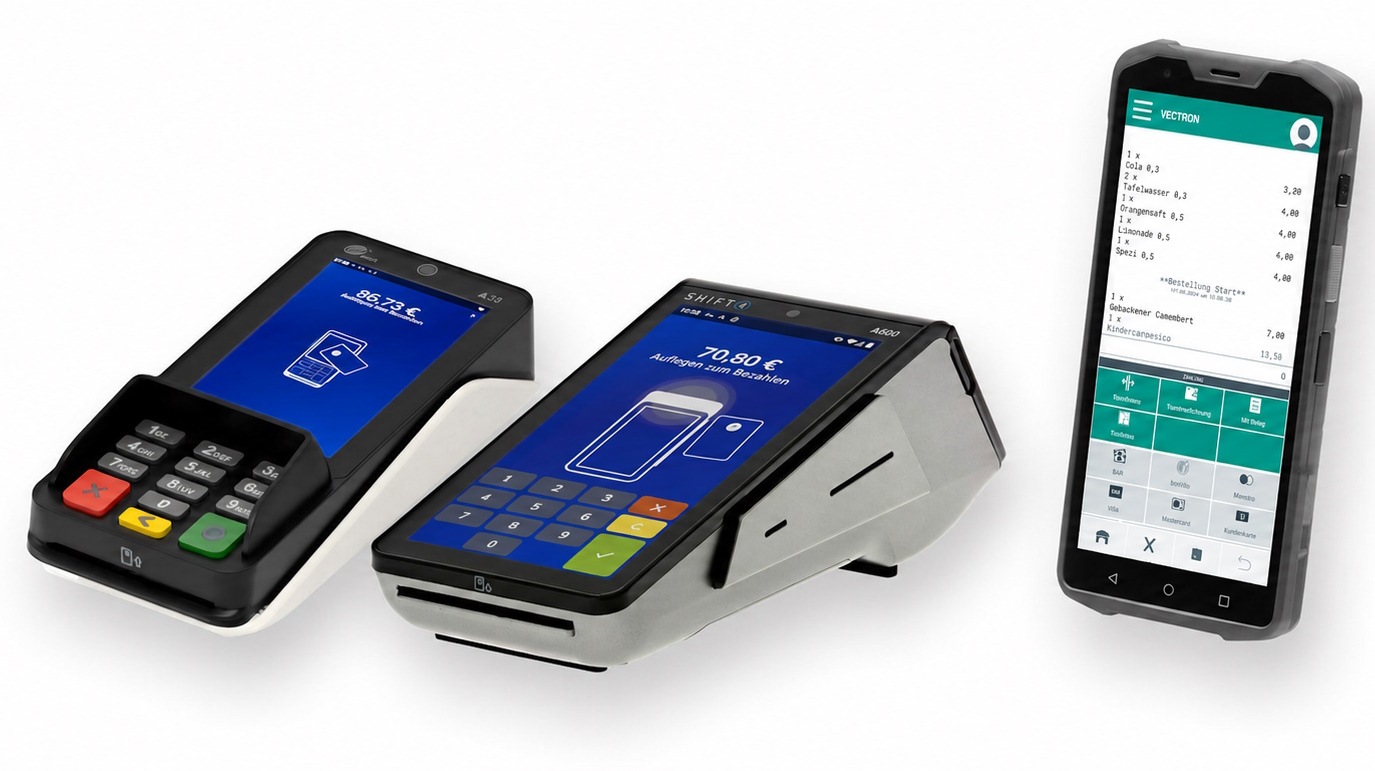 Kartenzahlung mit Terminal A35, A800 und M4 Pay